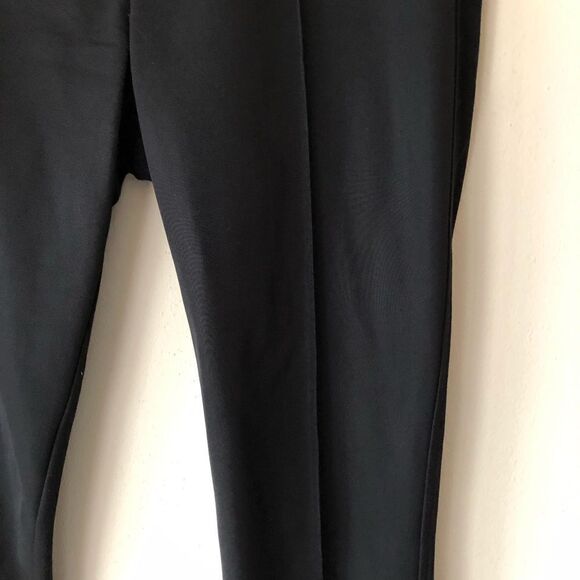 NANETTE Lepore Black Front Seam Zipper Ankle Pants Size 6 - Picture 3 of 8